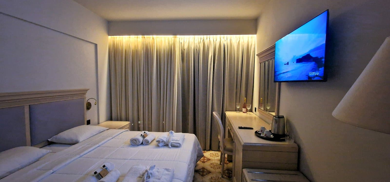 Double Room in the evening